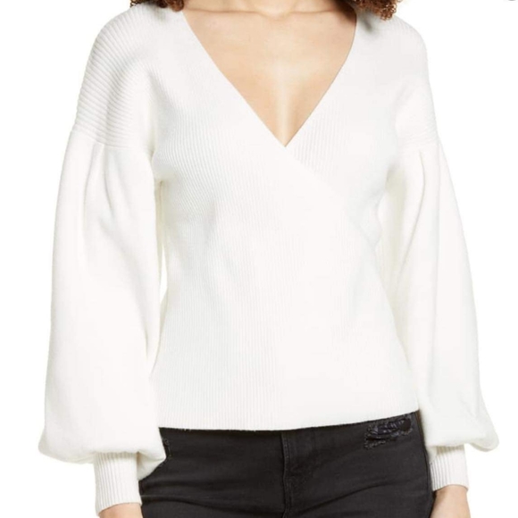 All in Favor Sweaters - 💥❗Year End SALE $20 All in Favor Bishop Sleeve Ribbed Sweater❗💥